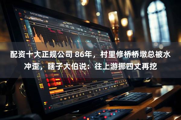 配资十大正规公司 86年，村里修桥桥墩总被水冲歪，瞎子大伯说：往上游挪四丈再挖
